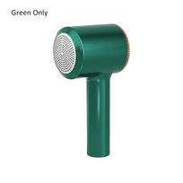 Lint Pellet Remover for Clothing Electric Rechargeable Fabric Shaver Fluff Remover Hair Balls Fuzz Removers for Clothes Portable 1 pc žalia