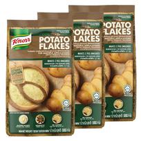 Knorr bulvių dribsniai, 3,7 kg (Sutrintas), 500 g. x 1/3 vnt 500 g. x 3 pcs
