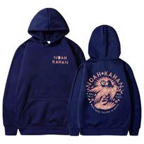 Noah Kahan Prekės Falling to Pieces Hoody Ilgomis Rankovėmis Streetwear Unisex Moteriškas Džemperis 2023 Stick Season Tour Mados Drabužiai Unisex 4XL black