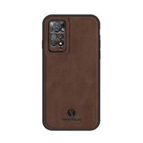 Avikailio odinis dėklas, skirtas Xiaomi Redmi Note 11 Pro 5g 11pro 11s 4g Luxury Men Business Vintage Magnetinis galinis dangtelis Note11 S redmi note 11 4g ruda