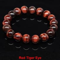 Natūralaus akmens apyrankė Ametistas Tigro akis Rožinis Kvarcas Obsidianas Agatas Karoliukai Papuošalai Dovana Vyrams Magnetinė sveikatos apsauga Moterys 6mm&19cm brown