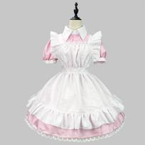 Anime personažo cosplay tarnaitės apranga cosplay restorano darbo uniforma ilga suknelė juoda ir balta tarnaitės apranga vakarėlis vakarėlis S white