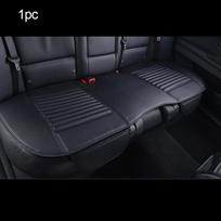 SEAMETAL automobilio sėdynės užvalkalas PU odinis automobilių sėdynės pagalvėlės apsaugas universalus automobilio kėdės kilimėlis 1pc back seat juoda