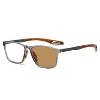 Itin lengvi TR90 fotochrominiai skaitymo akiniai Unisex Vyriški Presbyopia Eyewear Vintažiniai lauko sportiniai akiniai nuo saulės su 0–+4,0 laipsnių +2.5