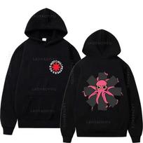 Karštas Išpardavimas Raudoni Aštrūs Paprikos Hoodies Moterims Vyrams Ilgomis Rankovėmis Vilnos Palaidinė Vintažinis Roko Grupės Streetwear Hip Hop Drabužiai L juoda