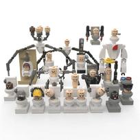 Moc Skibidi Tualeto figūrėlės Modelis Blokai Titanas Kameramanas Garsiakalbis Statybiniai žaislai Vakarėlis Helovino dekoravimas berniukams Dovanos gray