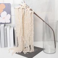 1PC Wool Soft Decoration Simulated Long Spike Flower Home Decor Artificial Plants Shop Windows Display Solid Wedding smėlis