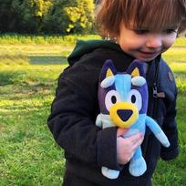 Minkštas pliušinis žaislas Bluey 20 cm, daugiaspalvis