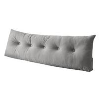 Atlošo pagalvė-pleištas, trikampė atlošo pagalvė, ergonomiška atrama nugarai, volelis 80cm šviesiai pilka spalva