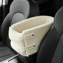 Nešiojama naminių gyvūnų šunų automobilinė kėdutė centrinio valdymo neslystanti šunų nešyklė 42x20x22cm smėlis
