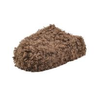 Batai su storu padu, Garbanoti vilnoniai batai, Vilnonės šlepetės, Moteriški batai, Lauko batai, Sponge cake batai, Pirštų batai, Pusiau šlepetės 38 tamsiai ruda spalva