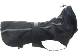 Apsiaustas nuo lietaus šunims Flamingo Ciro Black, 40 cm