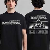 Retas The Smashing Pumpkins The Aghori Tour 2025 Europos ir JK turo datos Dvi pusės Unisex marškinėliai L gray