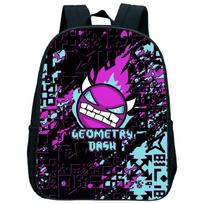 Piktas Geometry Dash darželio kuprinė kūdikiui, mažam berniukui, mergaitei, animacinė vaikiška pradinės mokyklos kuprinė, dovana vaikams 15