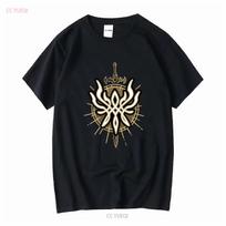 Fire Emblem marškinėliai B FE3H Byleth kardas Trys namai Dimitri Claude Edelgard ilgomis arba trumpomis rankovėmis vintažiniai skalbti su grafika 4XL black