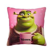 Custom Can't Today I'm Swamped Shrek Modern Pillow Cover Living Room Decoration Disney Cartoon Anime Cushions for Sofa 18x18Inch