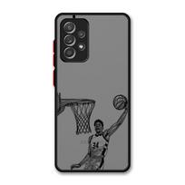 Linijinio krepšinio žvaigždės sportinis telefono dėklas, skirtas Samsung Galaxy A15 A16 A22 A23 A33 A34 A42 A51 A52s A53 A54 A55 for Galaxy A73 5G