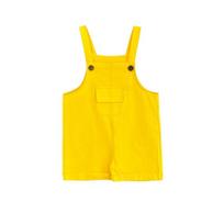 Vaikų Hip Hop Spalvingi Kombinezonai Šortai su Petnešėlėmis Mergaitės Vaikai Saldainių Spalvos Trumpas Kombinezonas Romper Berniukai Streetwear Kelnės 2 vnt. Kostiumai 140cm yellow