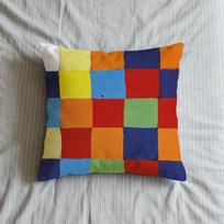 Pagalvės užvalkalas Minkštas dėklas sofai Spalvingas svetainės namų patogus biuro dekoras Languoti apsauginiai pagalvės užvalkalai 30cmx30cm blue