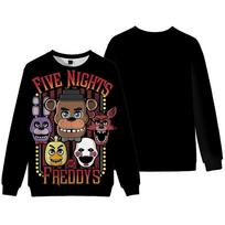 Five Nights At Freddys Megztinis Vyrams 2026 Rudens Mada Naujas Gobtuvėlis Vyriškas Gatvės Drabužis Sportinis Kostiumas Apvaliu Kaklu Megztiniai XS brown