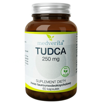 „Medverita“ TUDCA (tauroursodeoksicholinė rūgštis) 250 mg – 60 kapsulių