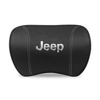 Jeep automobiliui Odinė galvos atrama Sėdynės juosmens atrama Juosmens paminkštinimas Jeep Grand Cherokee Wrangler JK Gladiator Compass Rene black