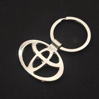 Metalinis Odinis Raktų Pakabukas Automobilio Raktų Pakabukas Skirtas Toyota TRD Yaris Rav4 CHR Yaris Prius Avensis Corolla Camry Highlander Hilux Land Cruiser gray