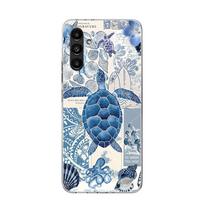 Vandenyno jūrų žvaigždė jūrų vėžlys ryklys telefono dėklas Samsung Galaxy A17 A16 A14 A15 A13 A57 A56 A54 A55 A53 A37 A36 A34 A35 A33 A26 A2 Samsung A53 gray
