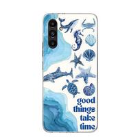 Vandenyno jūrų žvaigždė jūrų vėžlys ryklys telefono dėklas Samsung Galaxy A17 A16 A14 A15 A13 A57 A56 A54 A55 A53 A37 A36 A34 A35 A33 A26 A2 Samsung A16