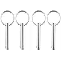 8x120mm Marine Grade 316 Stainless Steel Quick Release Ball Pin – For Boat Bimini Top Deck Hinge, Marine Hardware (1/2/4/8 Pcs) 4pcs