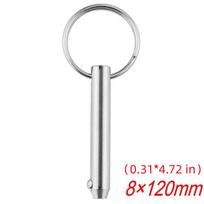 8x120mm Marine Grade 316 Stainless Steel Quick Release Ball Pin – For Boat Bimini Top Deck Hinge, Marine Hardware (1/2/4/8 Pcs) 1pcs white
