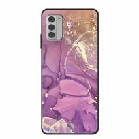 Nokia G42 5G dėklas C300 Marmurinis TPU minkštas silikoninis telefono dėklas Nokia C300 G42 Dangtelis NokiaG42 5G Apsauginis mielas buferis Nokia G42 pink