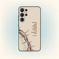 J-Jėzus B-Biblijos eilutė telefono dėklas Samsung S26,S25,S24,S21,S22,S23,S30,Ultra,S20,FE,Lite,10,9,Juodas dangtelis Samsung S235G