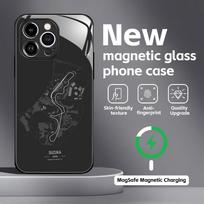 F1 Lenktynių Trasos Spausdinimo Telefono Dėklas iPhone 16 15 14 13 12 11 X XR XS 8 Plus Mini Pro Max Stiklinis Magnetinis Dėklas iPhone 16e