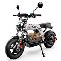 iScooter DX5 Pro Elektrinis paspirtukas su daiktadėže, 52V 20Ah baterija, 17 colių visureigio padangos sidabras