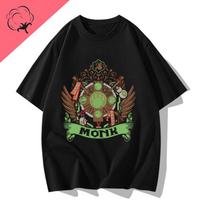World of Warcraft Unisex apranga WOW žaidimo grafinis marškinėlis Stormwind universitetas 100% medvilnė apvalia apykakle gatvės stiliaus žaidimų mėgėjų marškinėliai viršūnės L brown
