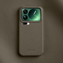 Melkco Originalaus karvės odos dėklas Xiaomi 17 Pro Max Mi17 Pro, prabangaus stiliaus, liči papuoštas, mobiliojo telefono apsauginis dangtelis Xiaomi 17 pro