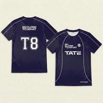 T8 Marškinėliai Tate McRae Albumo Marškinėliai SO CLOSE TO WHAT Gatvės Stiliaus Negabaritiniai Unisex Viršutiniai Drabužiai dovana Kvėpuojantys Sportiniai Trumpomis Rankovėmis Marškinėliai M gray