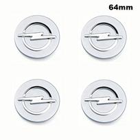 4 vnt. 54/58/64 mm automobilio ratlankio dangtelis, ratlankio centrinis dangtelis su ženkleliu Opel Astra H G J Insignia Mokka Zafira Corsa Vectra C D