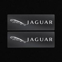 Automobilio interjero atsitiktiniai lipdukai Automobilio vairo emblemos stilius Jaguarui XF XJ XE S-Type F-Type X-Type F-Pace I-Pace E-Pace XFR XKR 2PCS black