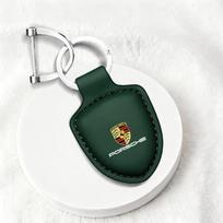 Odinis automobilio emblemos raktų pakabukas Porsche Cayenne Panamera Macan 911 Taycan Boxster Cayman 918 Pajun Raktų pakabukas Shield Raktų pakabukas white