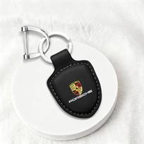 Odinis automobilio emblemos raktų pakabukas Porsche Cayenne Panamera Macan 911 Taycan Boxster Cayman 918 Pajun Raktų pakabukas Shield Raktų pakabukas white