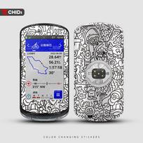 Garmin Edge 1040 SAULĖS VERSIJAI Dviračio GPS jutiklinio ekrano dekoratyvinis lipdukas Atsparus vandeniui ir įbrėžimams Asmeninis
