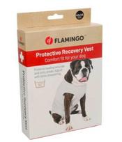 Pooperacinis drabužis šunims Flamingo Safety Body Halli, 40 cm, pilkas