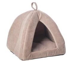 Guolis katėms Flamingo Pasco Igloo 40x40x35 cm, smėlio spalvos