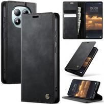 Prabangus dėklas Xiaomi Redmi Note 15 Pro Plus 5G 4G RFID odinė piniginė dangtelis Telefonui Mi Redmi Note 15 dėklas Note15 15Pro Atverčiamas Dangtelis RedmiNote15ProPlus5G juoda