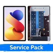Ekranas skirtas Xiaomi Redmi Pad 2 Pro (12.1'') 2025 juodas su rėmeliu (Service Pack)