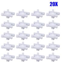 51131829904 Šoninės kėbulo apdailos juostelės tvirtinimo spaustukai BMW 3 5 serijai E21 E30 E36 E46 E90 E91 E92 E93 E12 E28 E34 E39 E60 E61 white