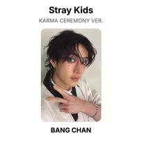 Stray Kids KARMA CEREMONY VER. Oficiali nuotraukų kortelė BANG CHAN