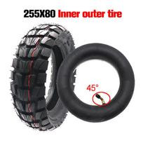 Original 255x80 Outer Tire For KuKirin G2 Max/G2 Master/G3 Pro Kickscooter 80/65-6 10×2.5 Inner Tube Off Road Inflatable Tyre 45DNWT black